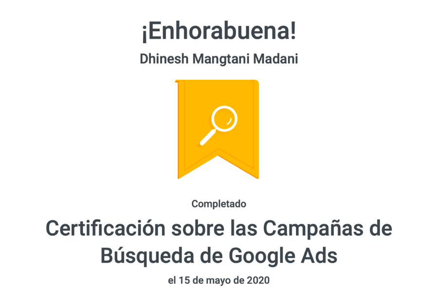 Certificado Busqueda